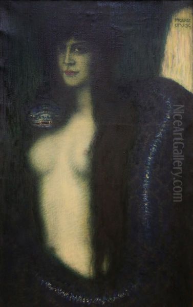 Die Sunde Oil Painting by Franz Stuck