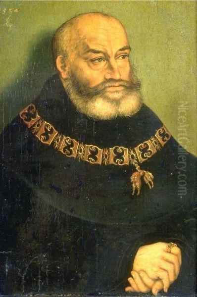 Herzog Georg von Sachsen (1471-1539) Oil Painting by Lucas Cranach the Elder