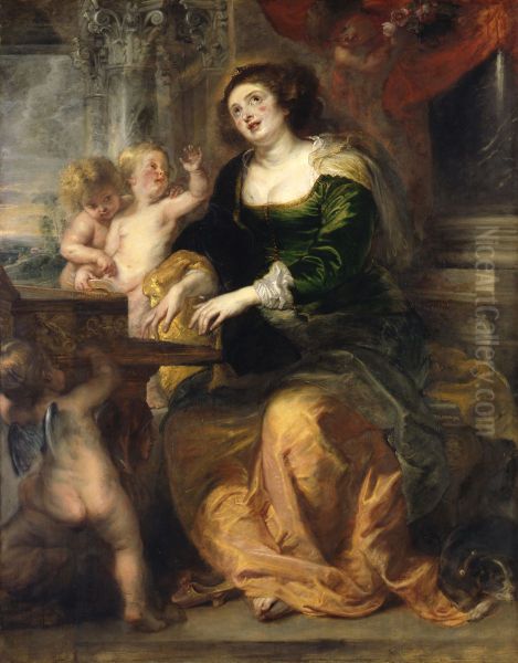 Die Heilige Cacilie Oil Painting by Peter Paul Rubens