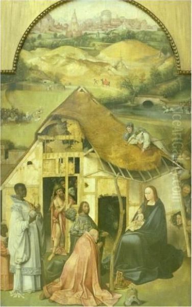 Adoration of the Magi Oil Painting by Hieronymus Bosch