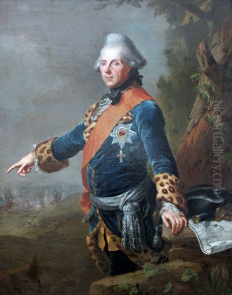 Prince Henry of Prussia (1726-1802) Oil Painting by Johann Heinrich Tischbein