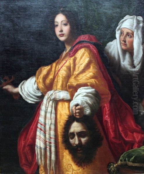 Judith with the Head of Holophernes Oil Painting by Cristofano Allori