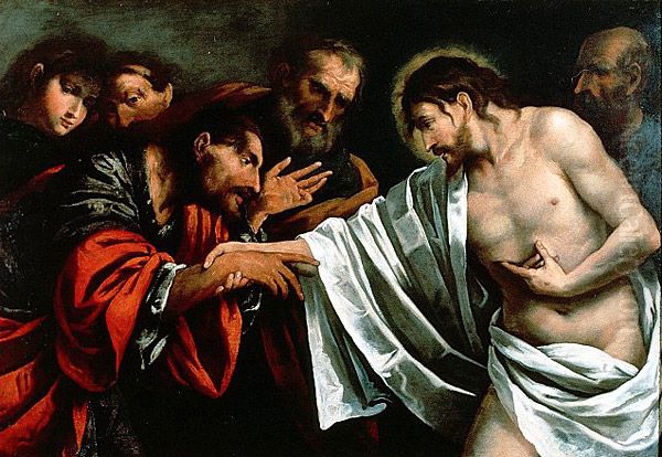 The Incredulity of St Thomas Oil Painting by Pietro della Vecchia