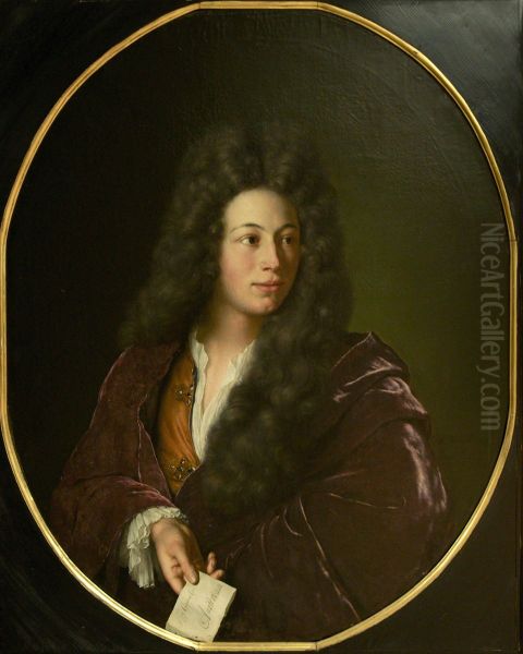 Portrait of Allard de la Court van der Voort the Younger (1688-1755) Oil Painting by Willem van Mieris