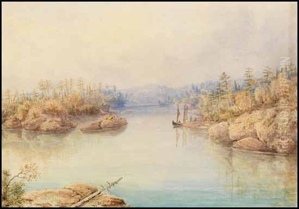 In Little Lake George Oil Painting by John Herbert Caddy