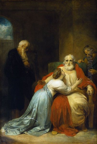 The Awakening of King Lear Oil Painting by Robert Smirke