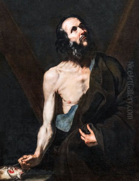 Saint Andre Oil Painting by Jusepe de Ribera