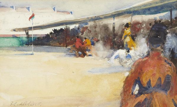 Buffalo Bill's Wild West Oil Painting by Francis Campbell Boileau Cadell