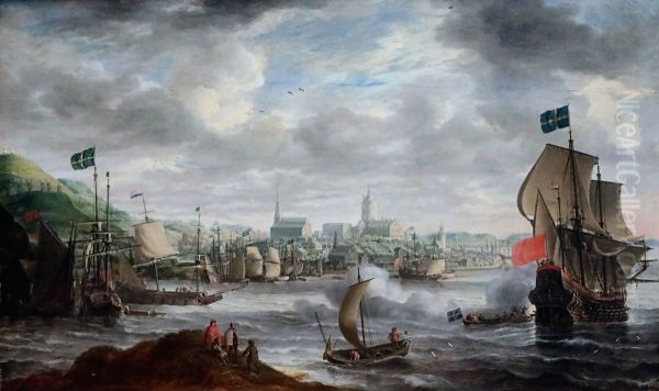 Haven van Stockholm Oil Painting by Bonaventura Peeters the Elder