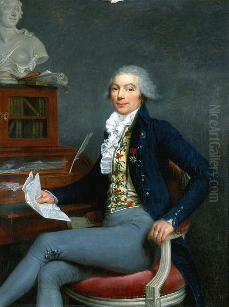 Armand Louis Le Boulanger, Marquis d'Acqueville Oil Painting by Aimee Duvivier