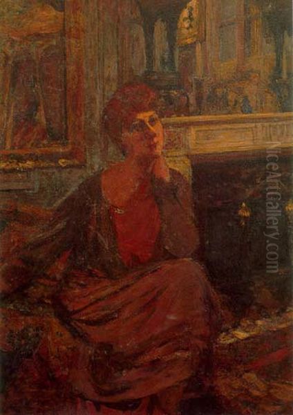 Retrato de Madame La Fontaine Oil Painting by Edouard Vuillard