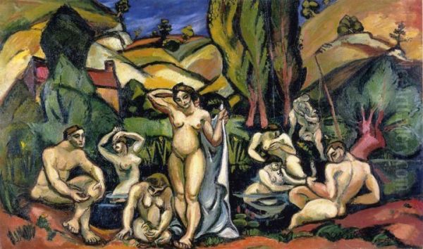 The Bathers of Andelys Oil Painting by Othon Friesz