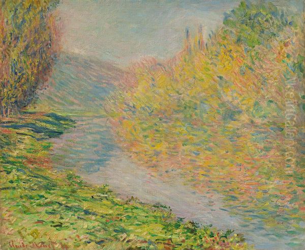 Herbst in Jeufosse Oil Painting by Claude Monet