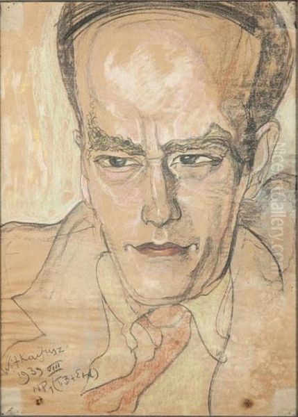 Portrait of Edward Zytecki Oil Painting by Stanislaw Ignacy Witkiewicz