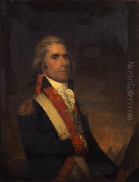 Ebenezer Stevens (1751-1823) Oil Painting by Edward Savage