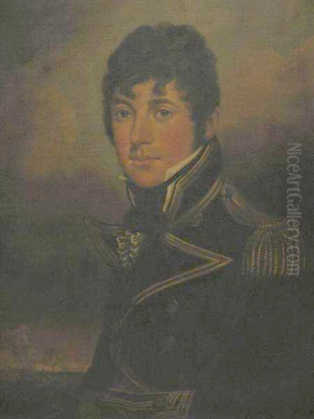 Unidentified naval officer Oil Painting by Rembrandt Peale