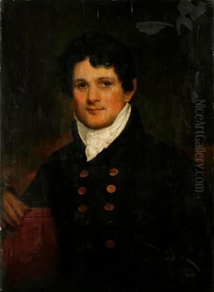 Samuel Maverick (1789-1845) Oil Painting by John Wesley Jarvis