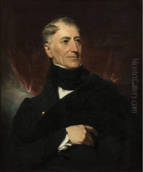 Robert Livingston Livingston (1775-1843) Oil Painting by Samuel Lovett Waldo