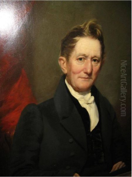 Eldad Holmes (?-1856) Oil Painting by Samuel Lovett Waldo