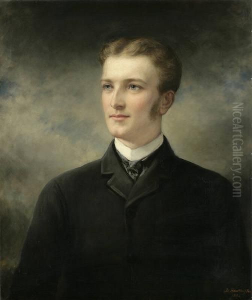 James Russell White (1862-1886) Oil Painting by Daniel Huntington