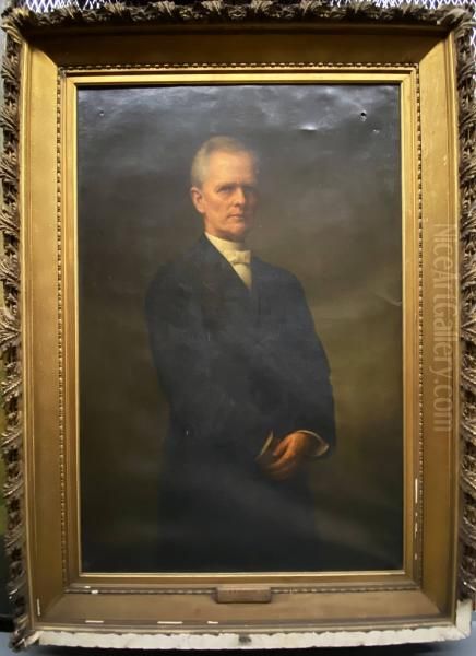 Silas Sadler Packard (1826-1898) Oil Painting by Alban Jasper Conant