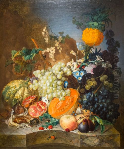 Still Life with Fruit Oil Painting by Jan van Os