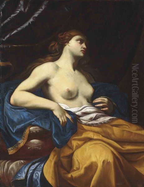 Cleopatra Oil Painting by Guido Cagnacci