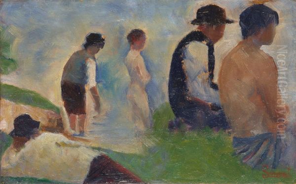 Study for \ Oil Painting by Georges Seurat