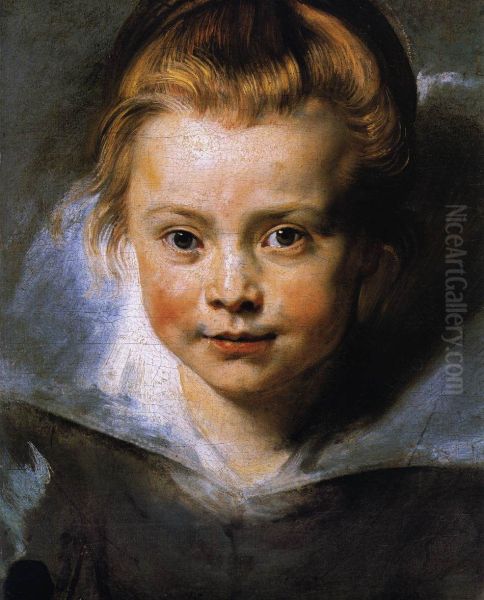 Portrait of Clara Serena Rubens, the Artist's Daughter Oil Painting by Peter Paul Rubens