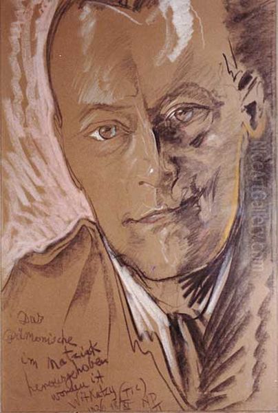 Portrait of Franciszek Maciak Oil Painting by Stanislaw Ignacy Witkiewicz