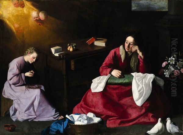 Casa de Nazaret Oil Painting by Francisco De Zurbaran