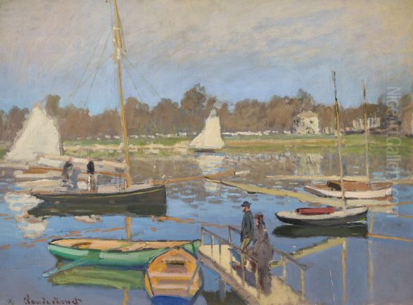 Le Bassin d'Argenteuil Oil Painting by Claude Monet