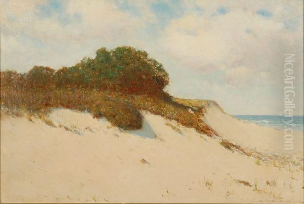 Cape Cod Dunes Oil Painting by Charles Drew Cahoon