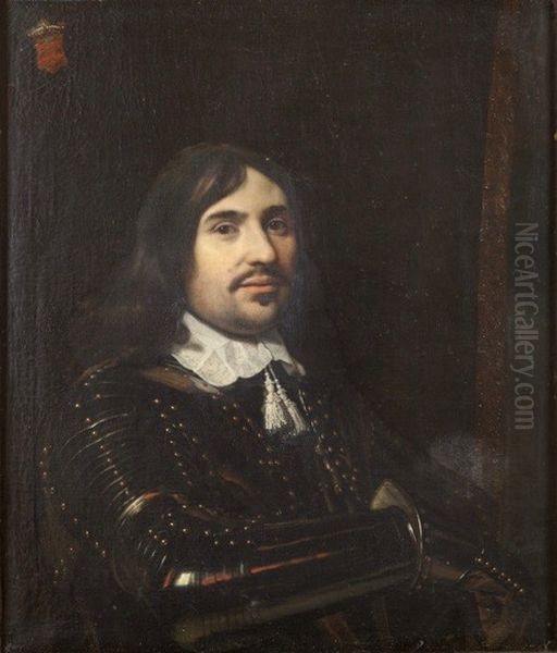 Portrait of Willem Vincent van Wittenhorst (1613-1674) Oil Painting by Bartholomeus Van Der Helst