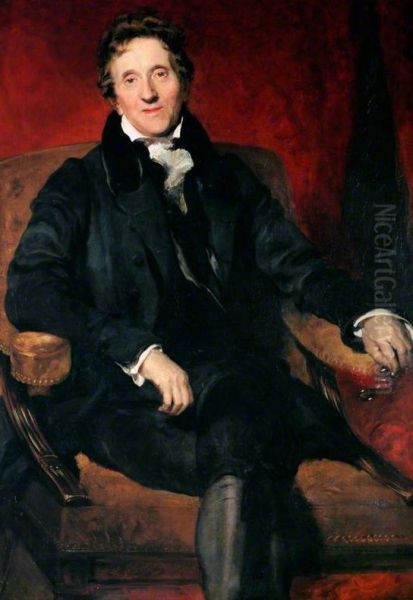 SirJohn Soane Oil Painting by Thomas Lawrence