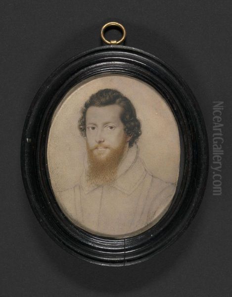 Robert Devereux, Second Earl of Essex Oil Painting by Isaac Oliver