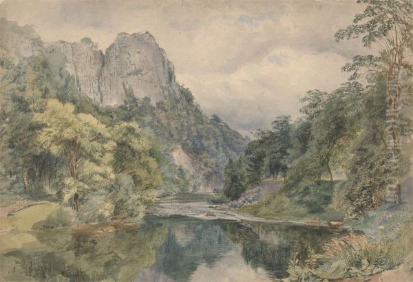 High Tor, Matlock Oil Painting by Henry Moore