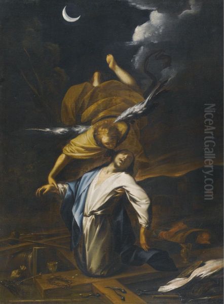 The Agony In The Garden Oil Painting by Francesco Cairo