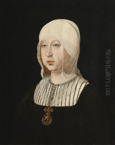 Isabel la Catolica Oil Painting by Juan De Flandes