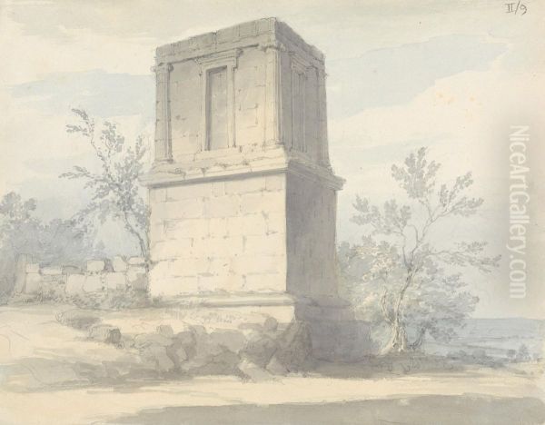 Tomb of Theron Oil Painting by Robert Smirke