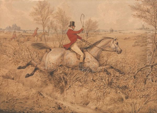 Swishing a Rasper Oil Painting by Henry Thomas Alken