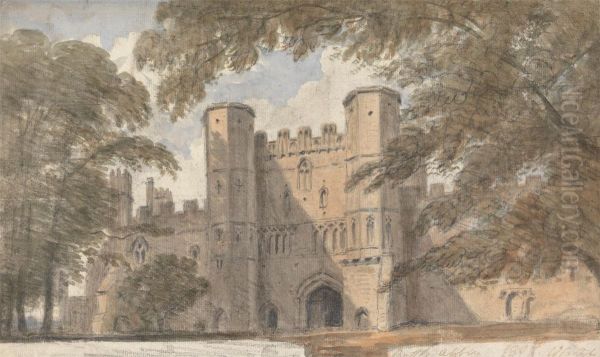 Battle Abbey, Sept. 8, 1807 Oil Painting by William Crotch