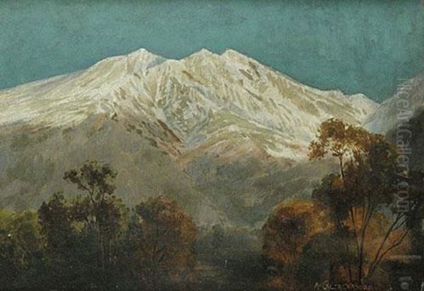 Il Monte Terminillo Oil Painting by Antonino Calcagnodoro