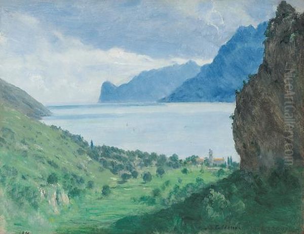 Torbole, Lago Di Garda Oil Painting by Marco Calderini