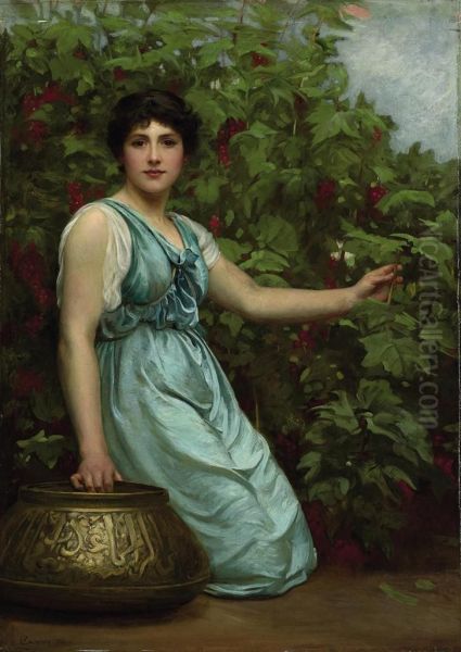 Summer Berries Oil Painting by Philip Hermogenes Calderon