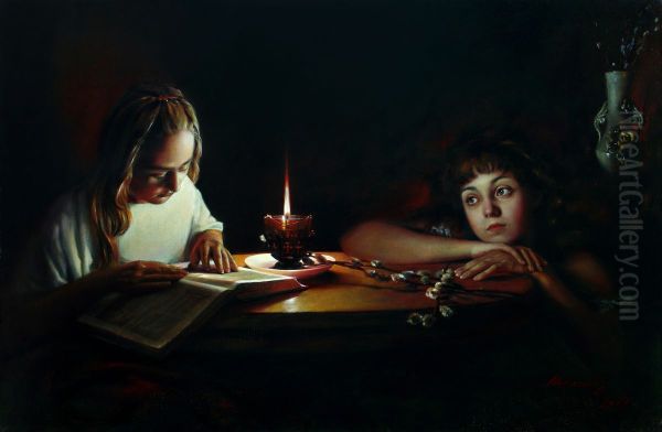 Knowledge and Belief. Oil Painting by Andrei Mironov