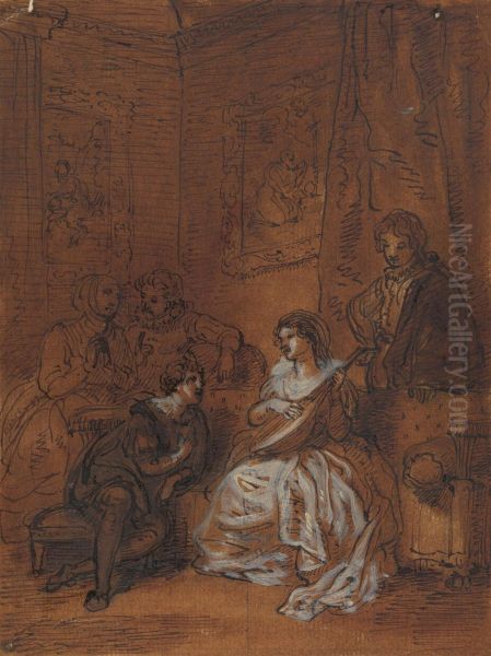 [One from] Illustrations to Shakespeare Oil Painting by Robert Smirke