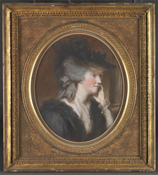 Mrs. Thomas Pownall, nee Kennett Oil Painting by Daniel Gardner