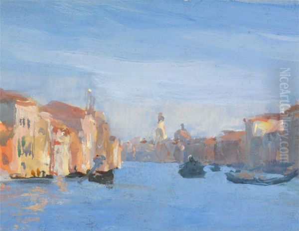 Venice Oil Painting by Hercules Brabazon Brabazon