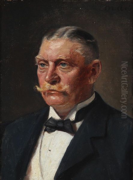 Portrait of Georg Jorgensen. Oil Painting by Michael Peter Ancher